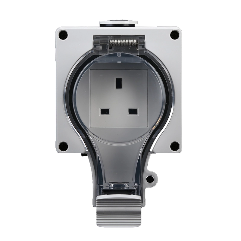 IP66 New Series British Waterproof Outdoor Socket med Switch