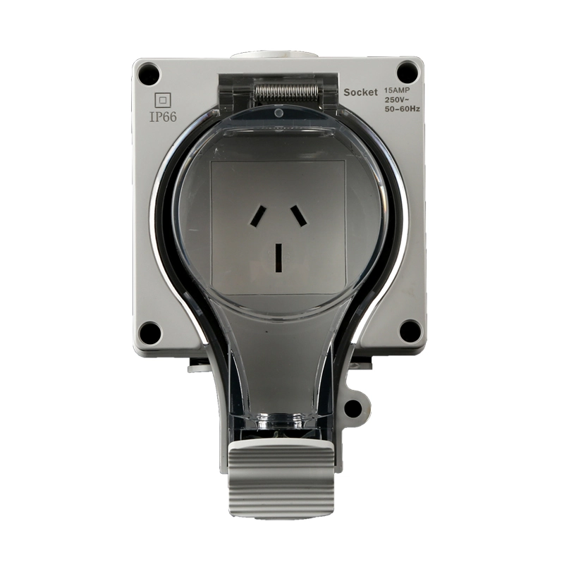 IP66 New Series Australian Socket med fast yta med switch